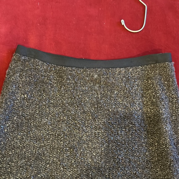 L’Agence charcoal metallic Aline skirt - Picture 5 of 8